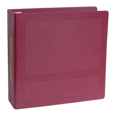 Omnimed Omnimed 2" Antimicrobial Binder, 3-Ring, Side Open, Holds 375 Sheets, Burgundy 205017-BU3